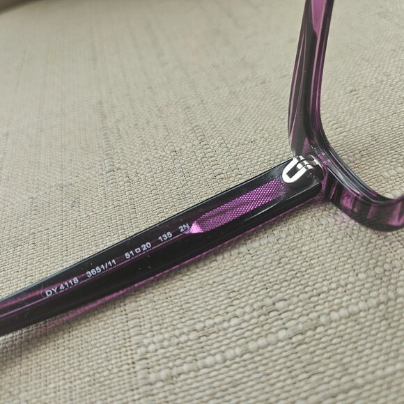 DKNY Women Eyeglasses Purple Tone DY4118 Glasses Eye Wear 51[]20 135 - Picture 8 of 12